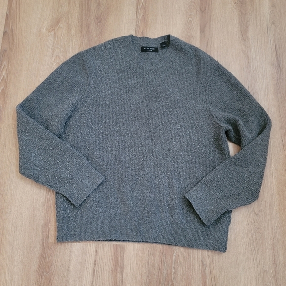 All Saints Hatten Crew Wool Sweater
